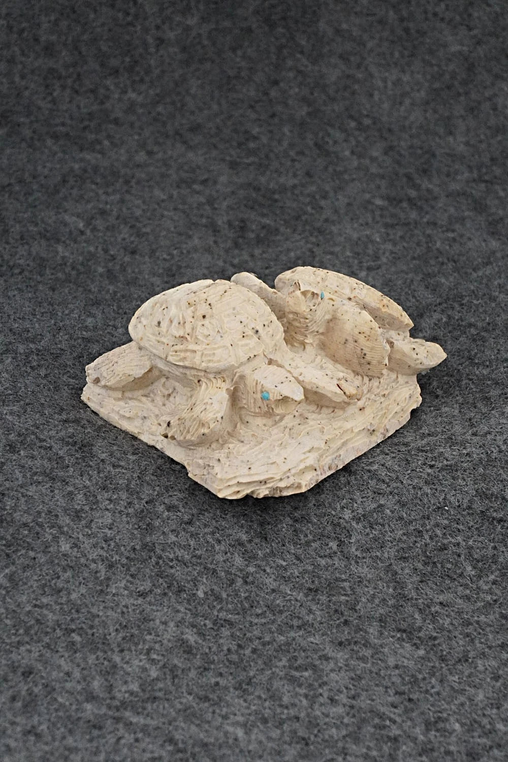 Turtle Zuni Fetish Carving - Adrian Cachini