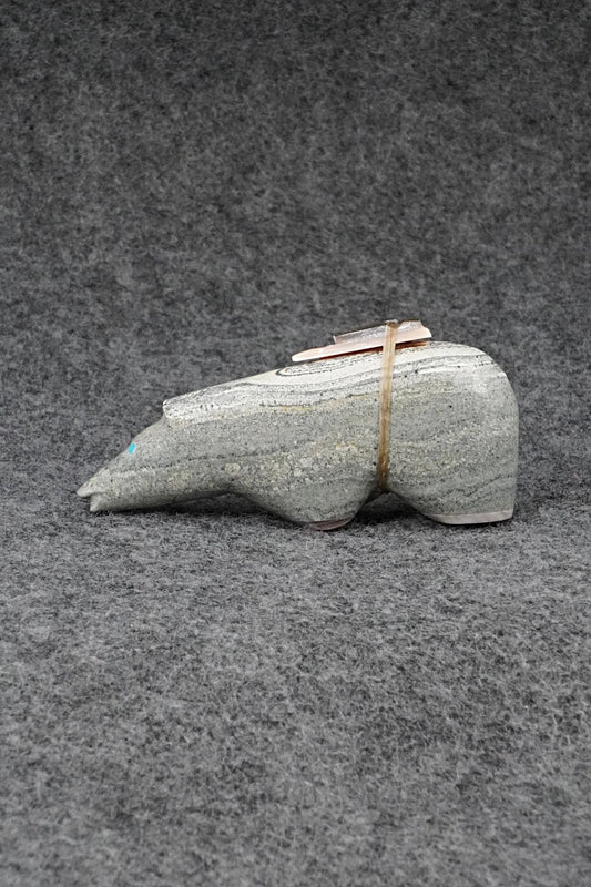 Bear Zuni Fetish Carving - Delvin Leekya