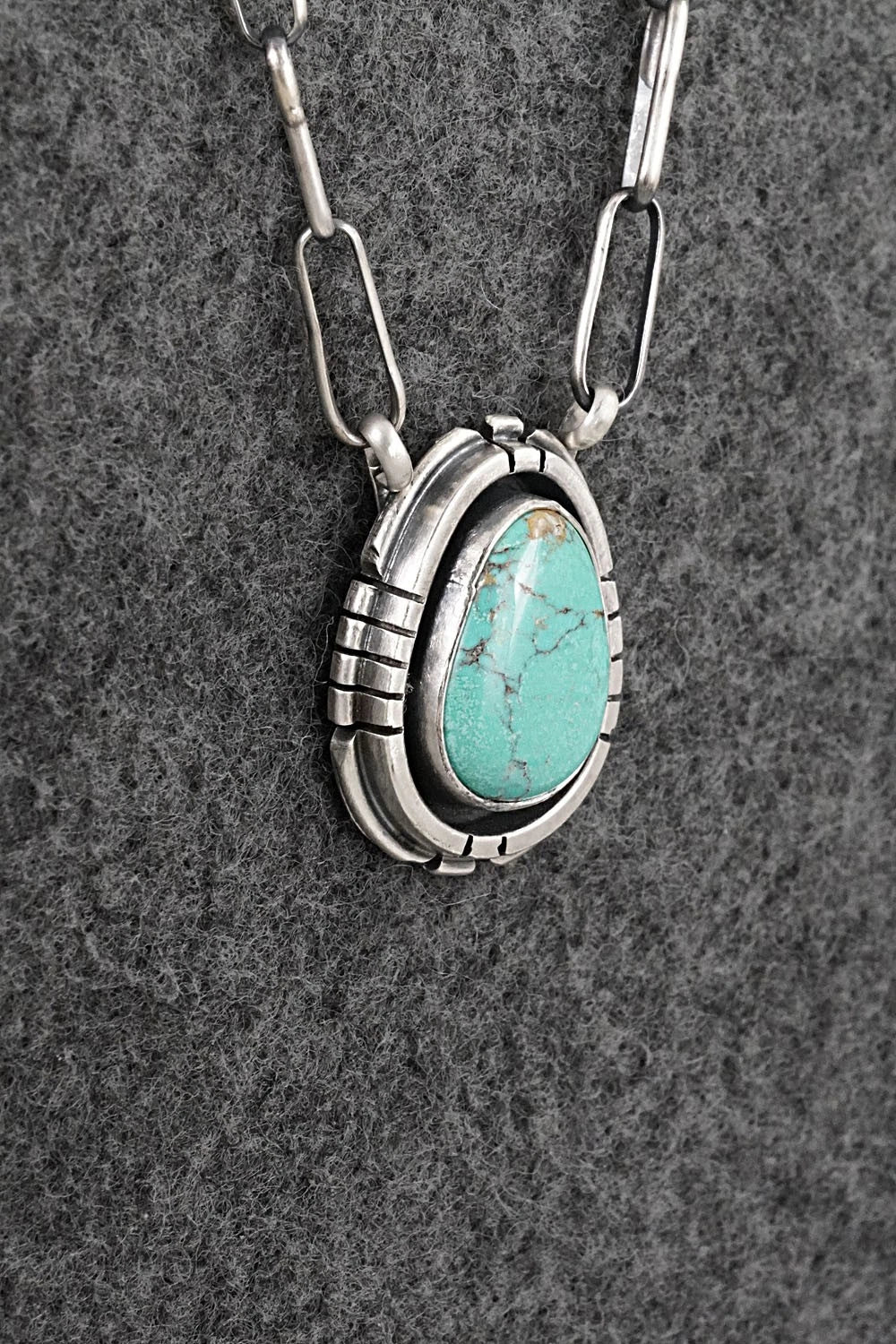 Turquoise & Sterling Silver Necklace - Daniel Benally