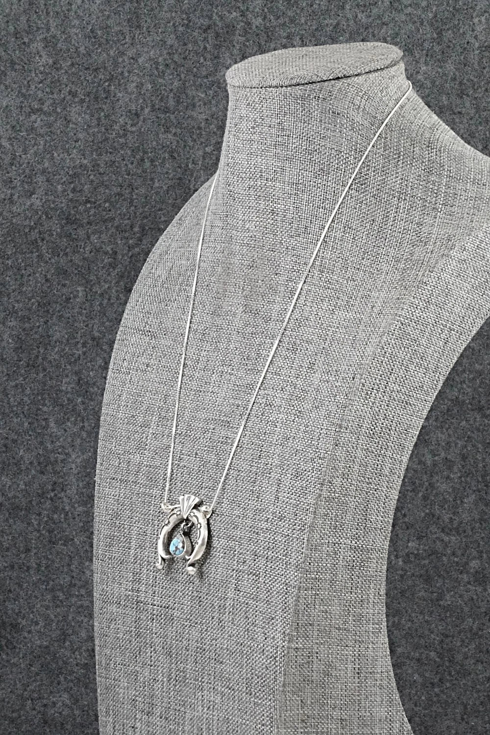 Turquoise & Sterling Silver Necklace - Gary Shorty