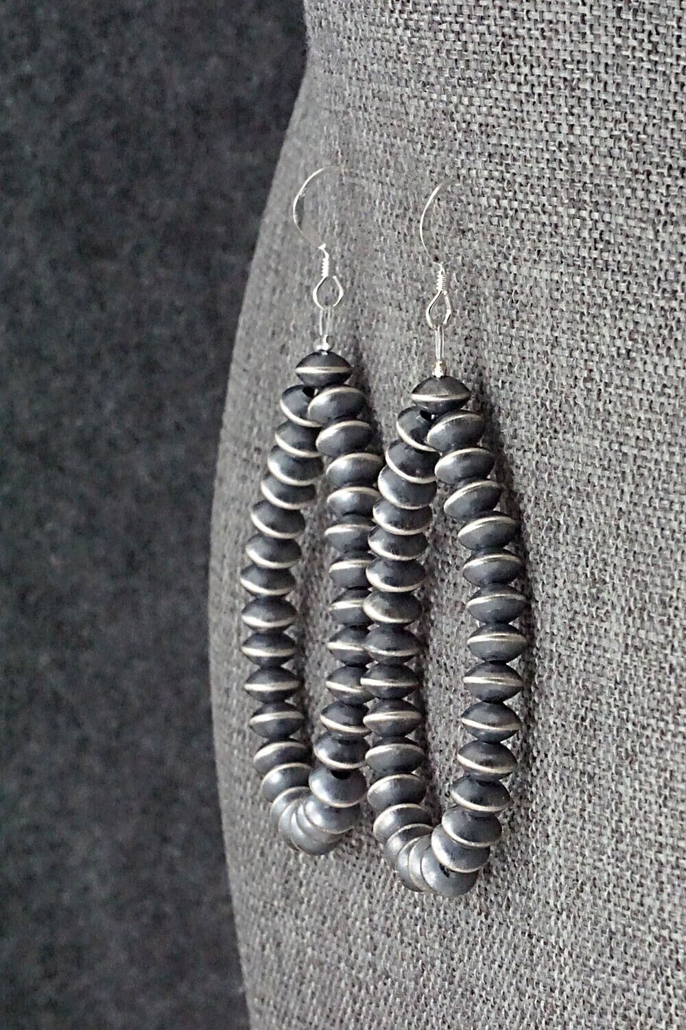 Sterling Silver Beaded Earrings - Louise Joe