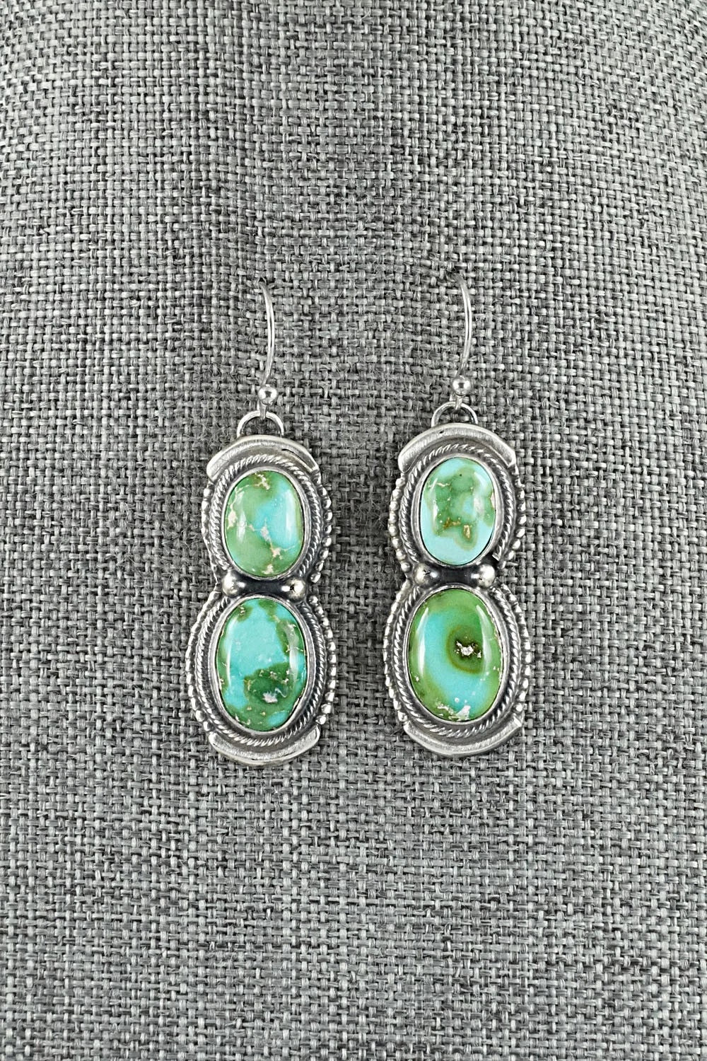 Turquoise & Sterling Silver Squash Blossom Set - Kathleen Livingston