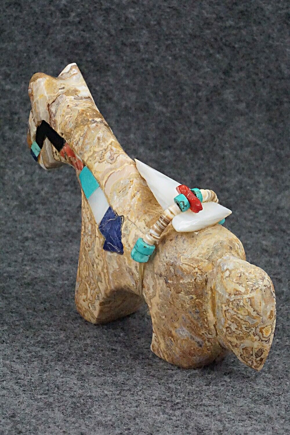 Horse Zuni Fetish Carving - Rodney Laiwakete