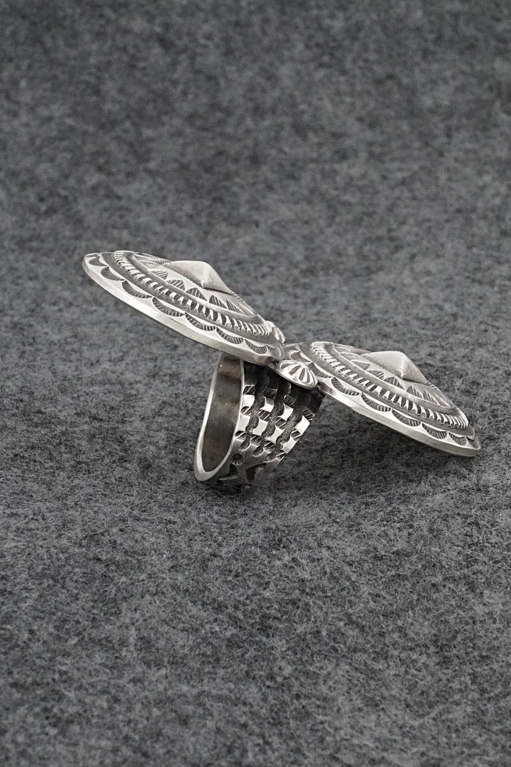 Sterling Silver Ring - Calvin Martinez - Size 7.5