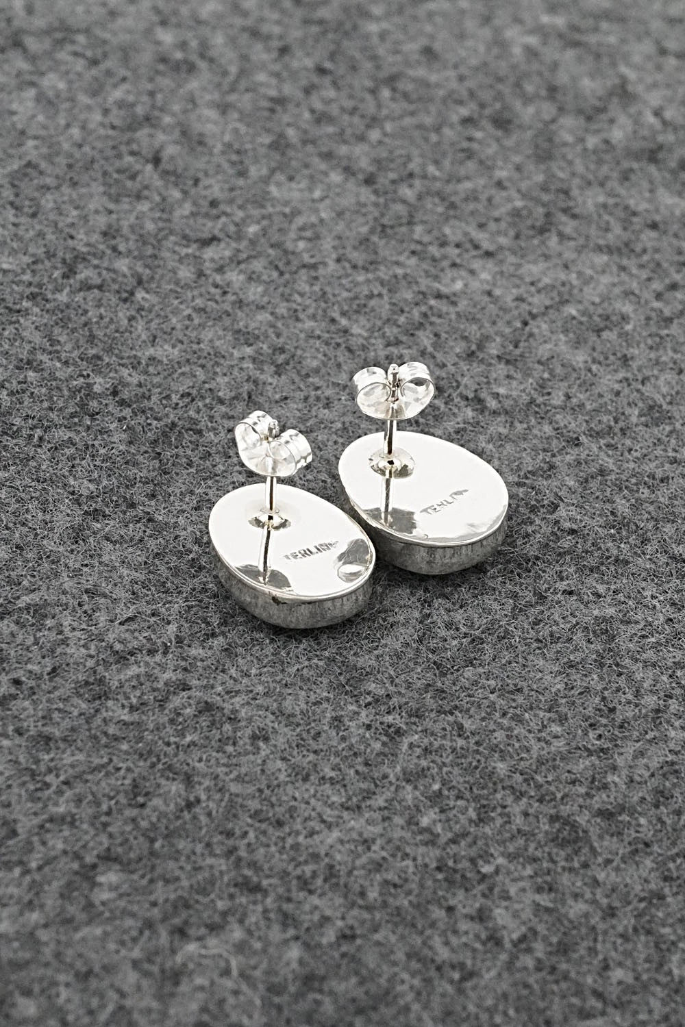 Turquoise & Sterling Silver Earrings - Rosemary Saunders