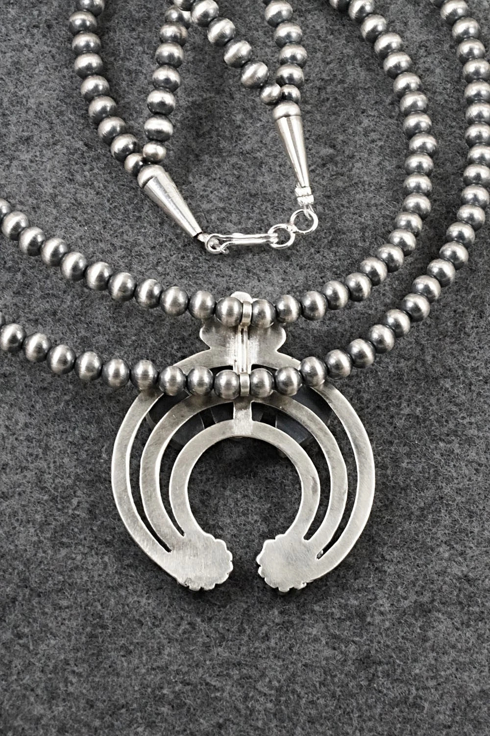 Turquoise & Sterling Silver Necklace - Davey Morgan