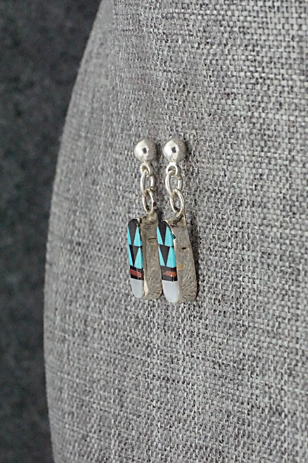 Multi-Stone & Sterling Silver Earrings - Francine Chapito