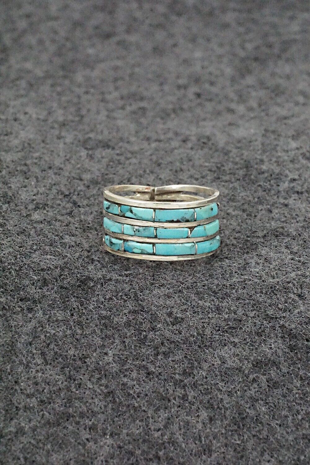 Turquoise & Sterling Silver Ring - Debbie Livingston - Size 6