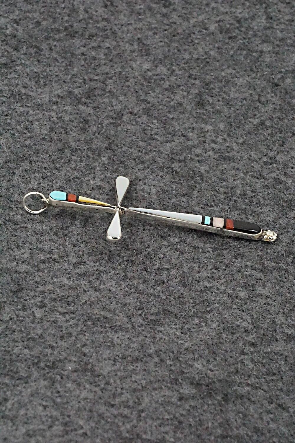 Multi-Stone & Sterling Silver Pendant - Sylvester Noche