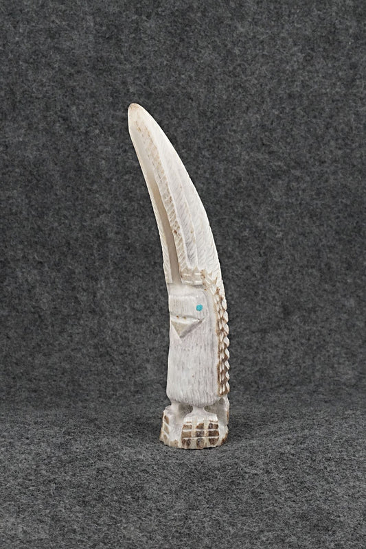 Eagle Zuni Fetish Carving - Garrick Weeka