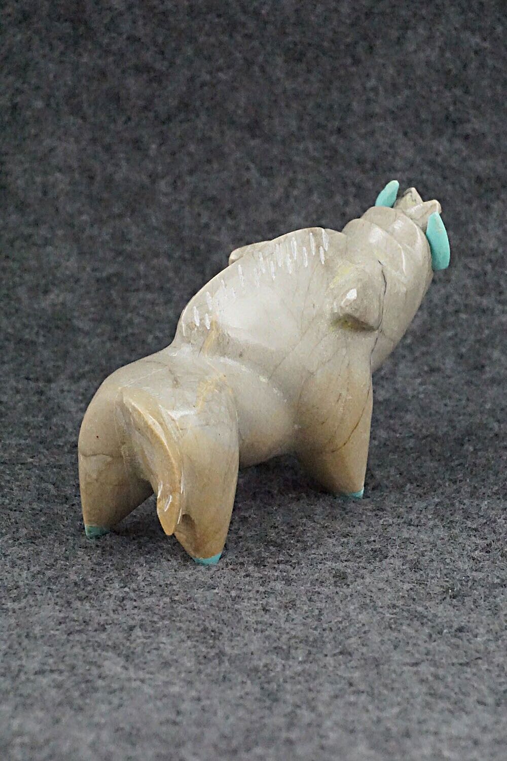 Warthog Zuni Fetish Carving - Enrike Leekya