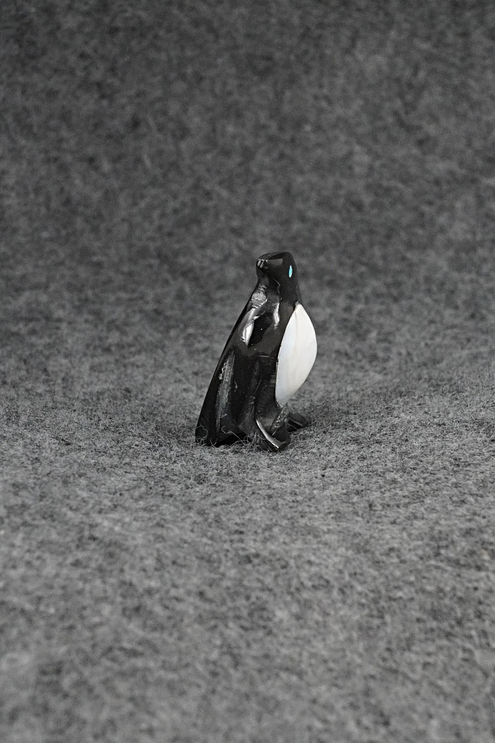 Penguin Zuni Fetish Carving - Calvert Bowannie
