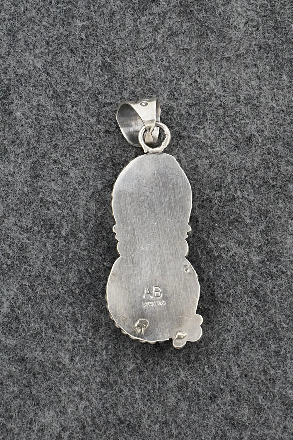 Turquoise & Sterling Silver Pendant - Antwone Brown