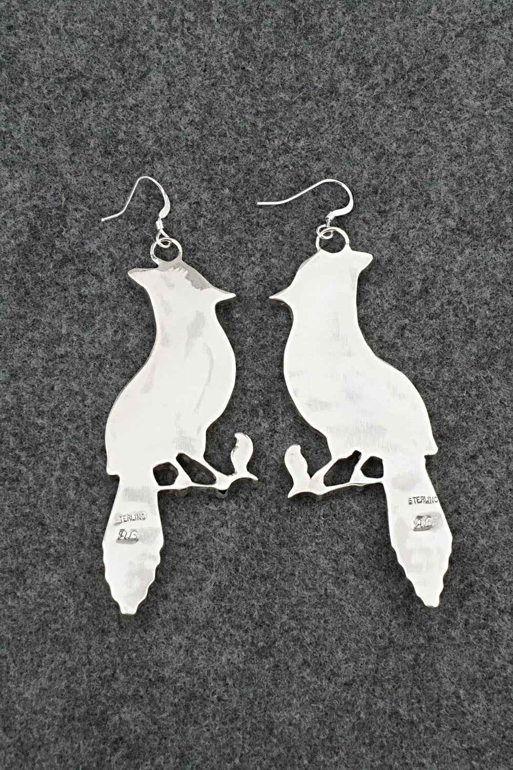 Multi-Stone Inlay & Sterling Silver Earrings - Antrea Lonjose