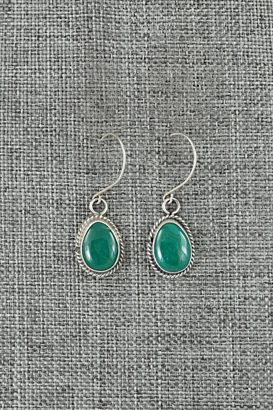 Turquoise & Sterling Silver Earrings - Rosemary Saunders