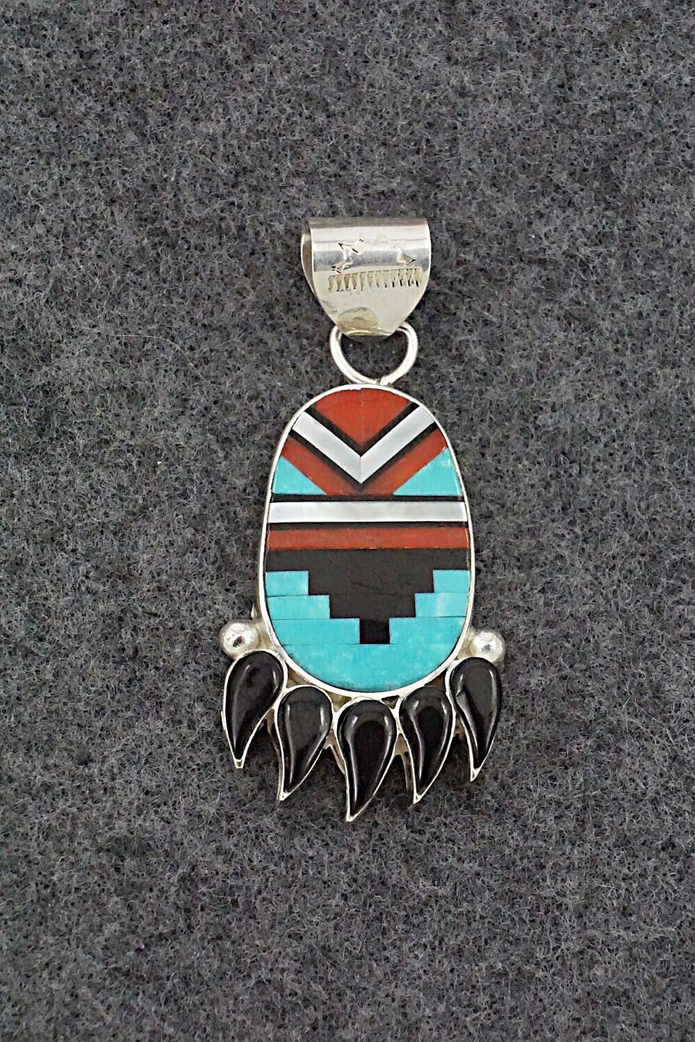 Multi-Stone & Sterling Silver Pendant - Michelle Peina