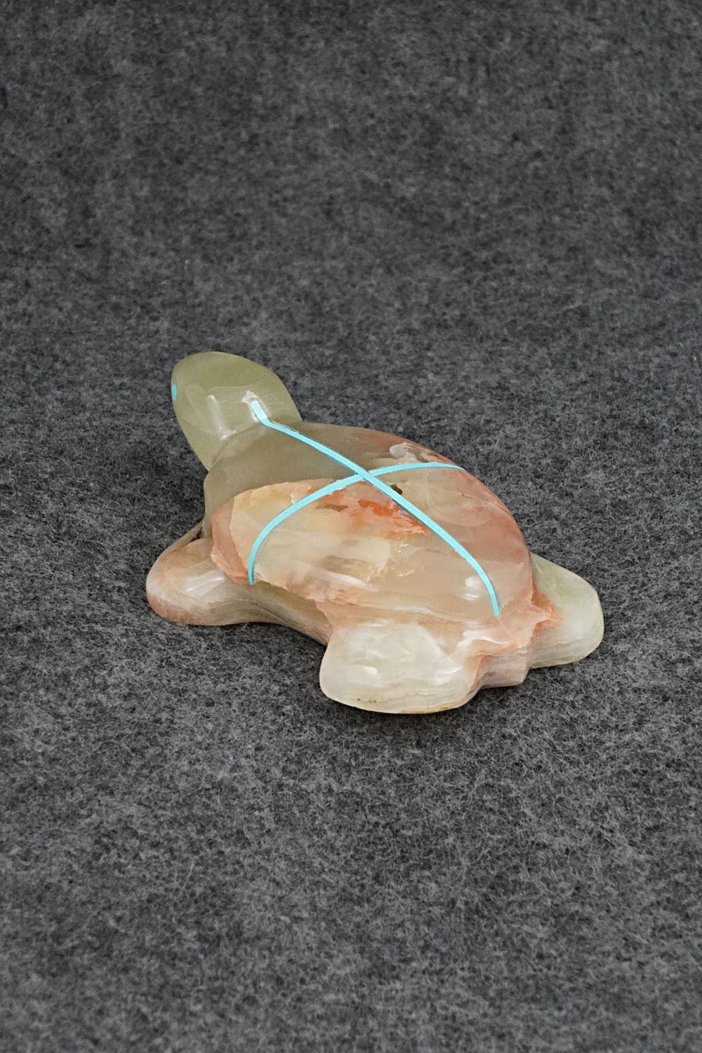 Turtle Zuni Fetish Carving - Kenric Laiwakete