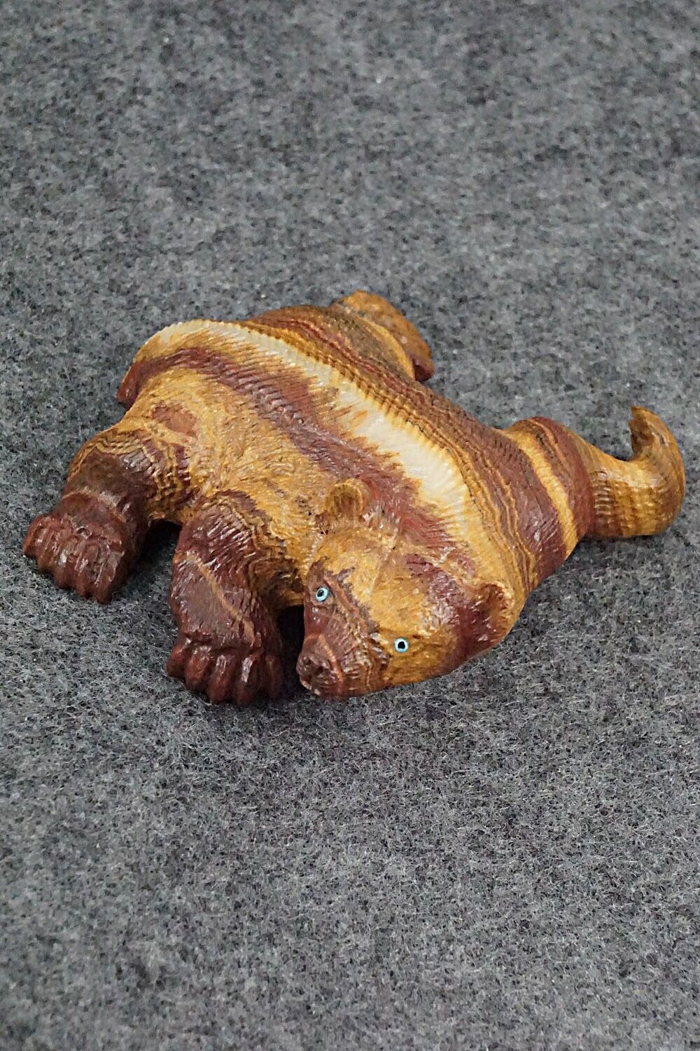 Badger Zuni Fetish Carving - Travis Lasiloo