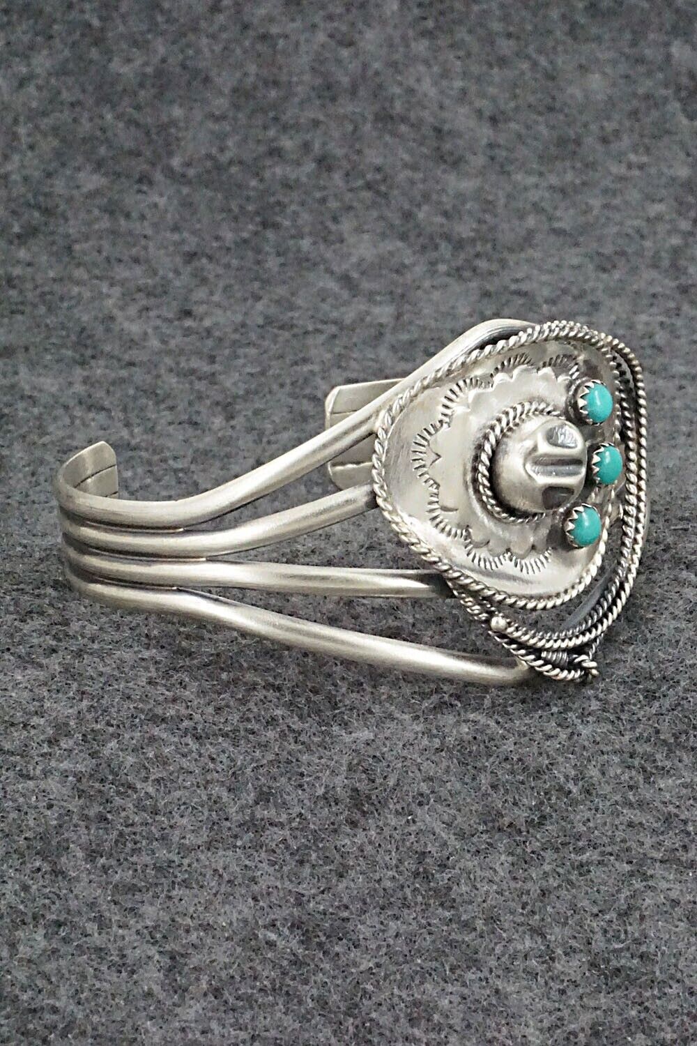 Turquoise & Sterling Silver Bracelet - Bobby Platero