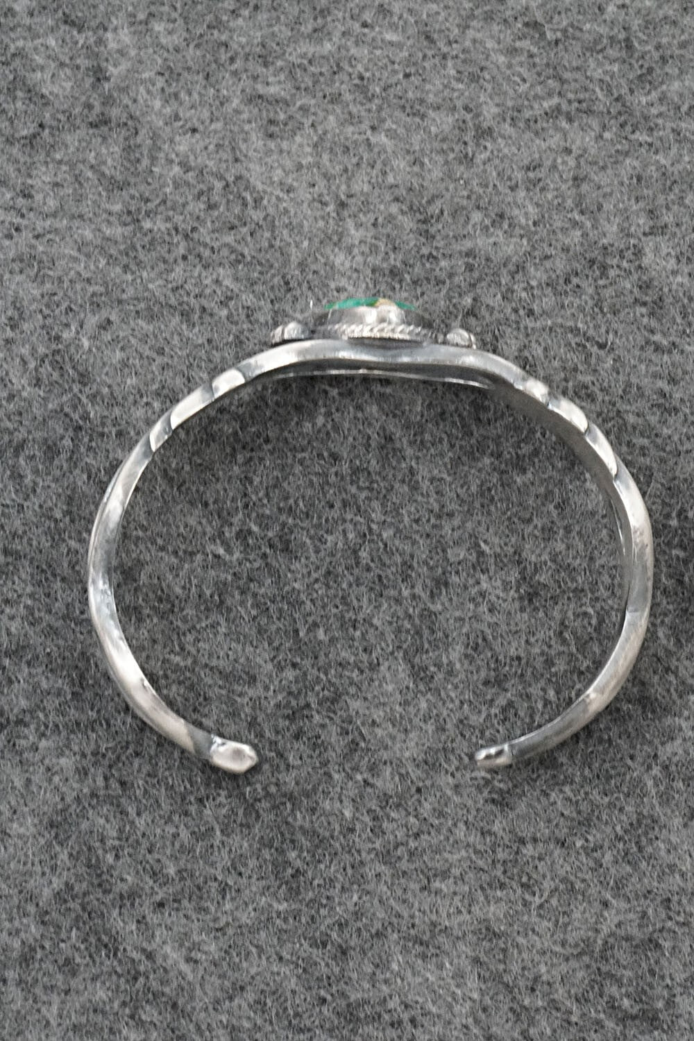 Turquoise & Sterling Silver Bracelet - Harrison Bitsue