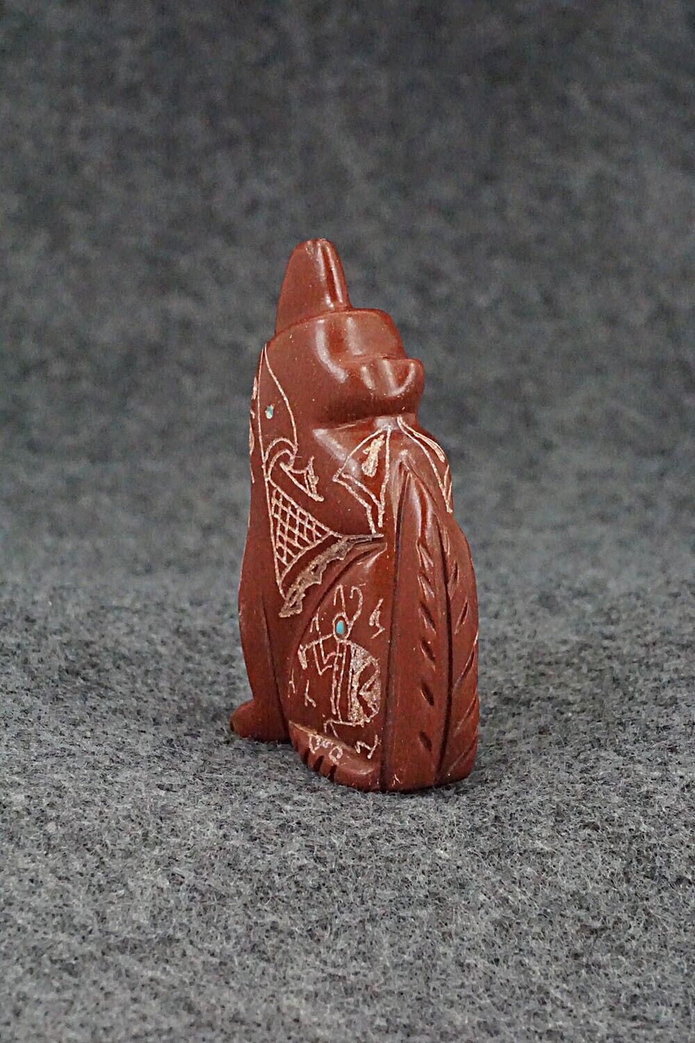 Wolf Zuni Fetish Carving - Adrian Cachini