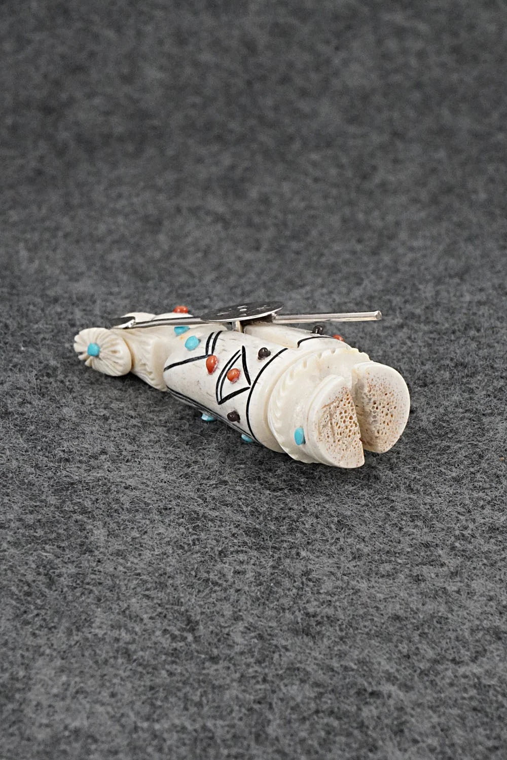 Warrior Zuni Fetish Carving - Claudia Peina