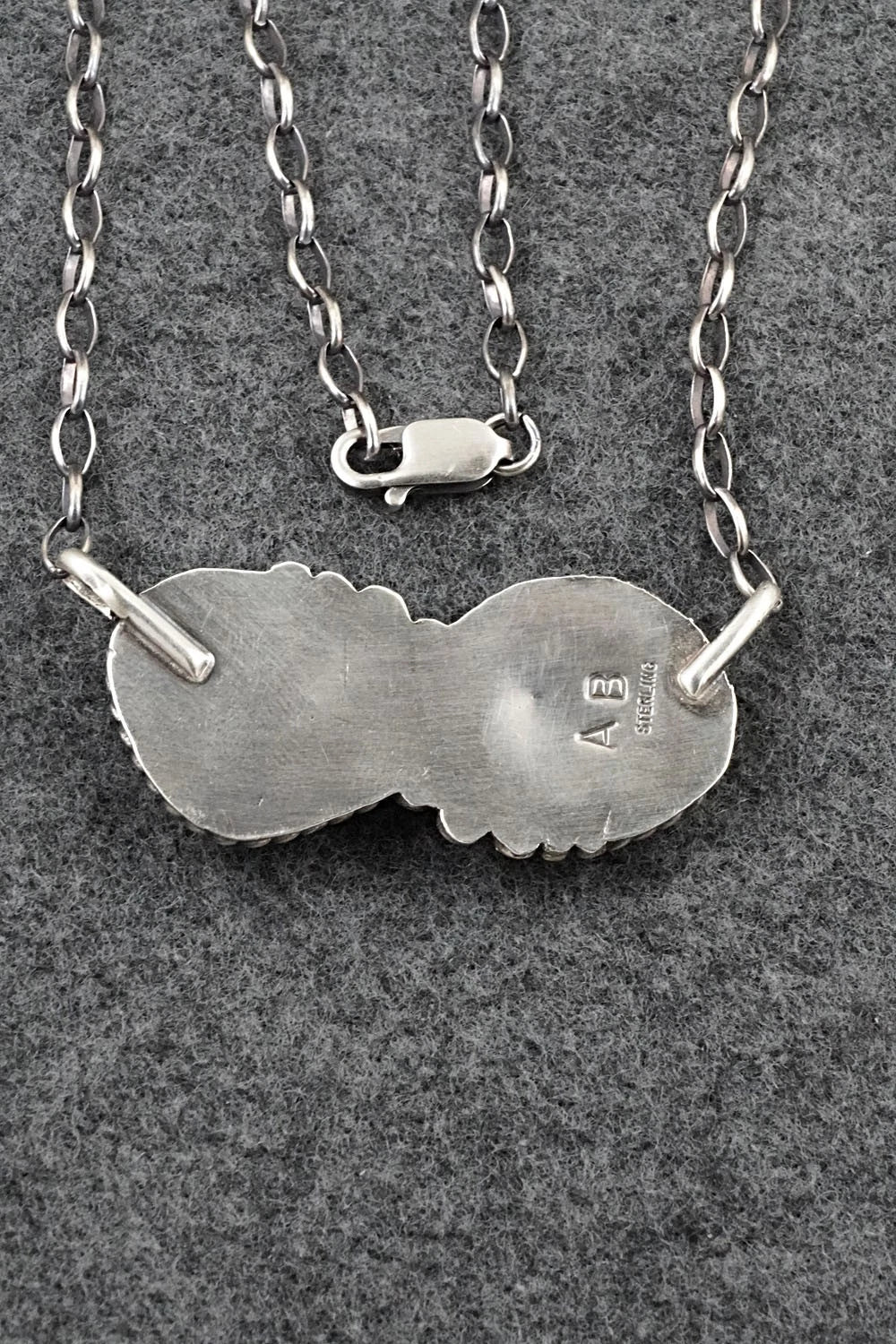 Turquoise & Sterling Silver Necklace - Antwone Brown