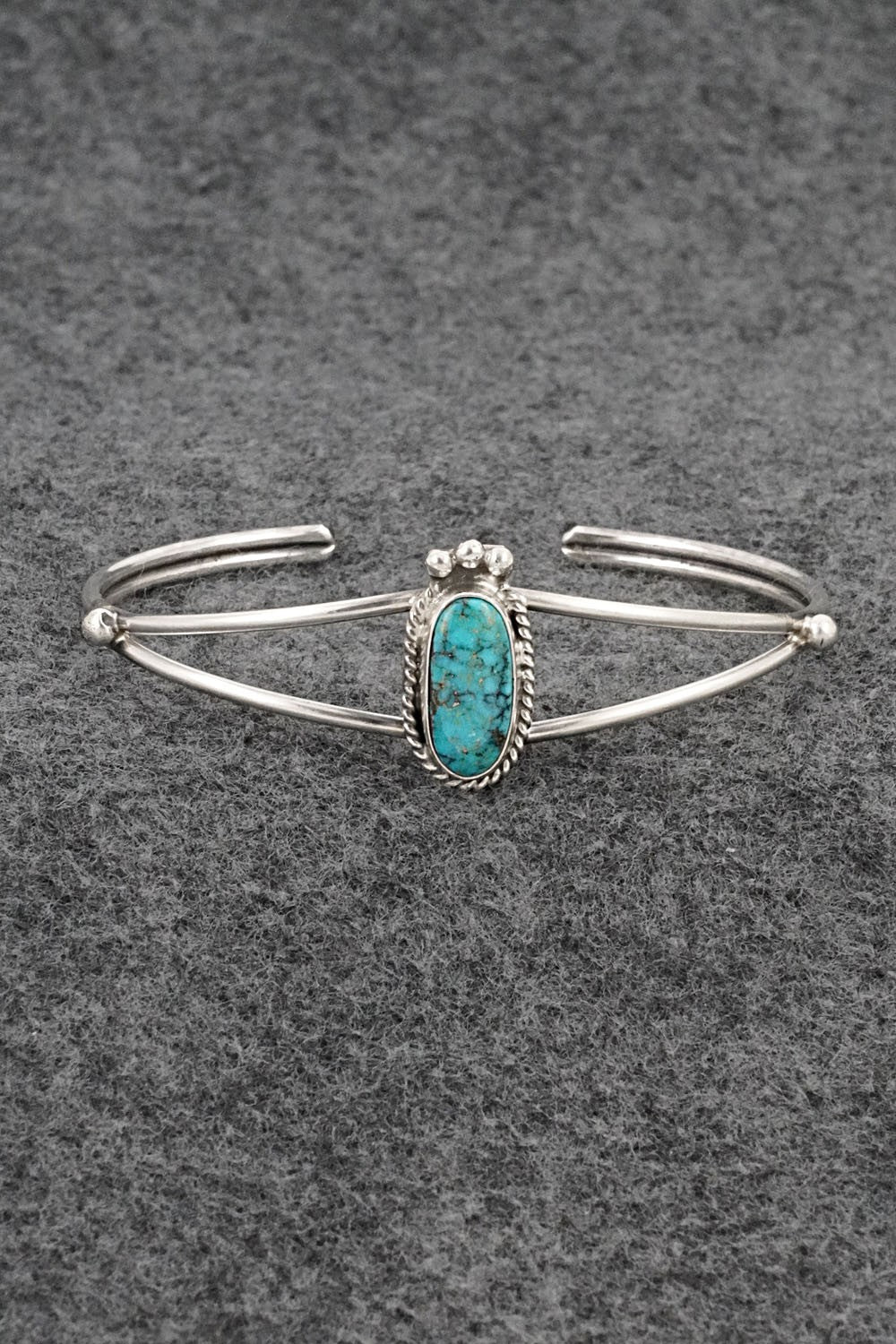 Turquoise & Sterling Silver Bracelet - Rena Begay