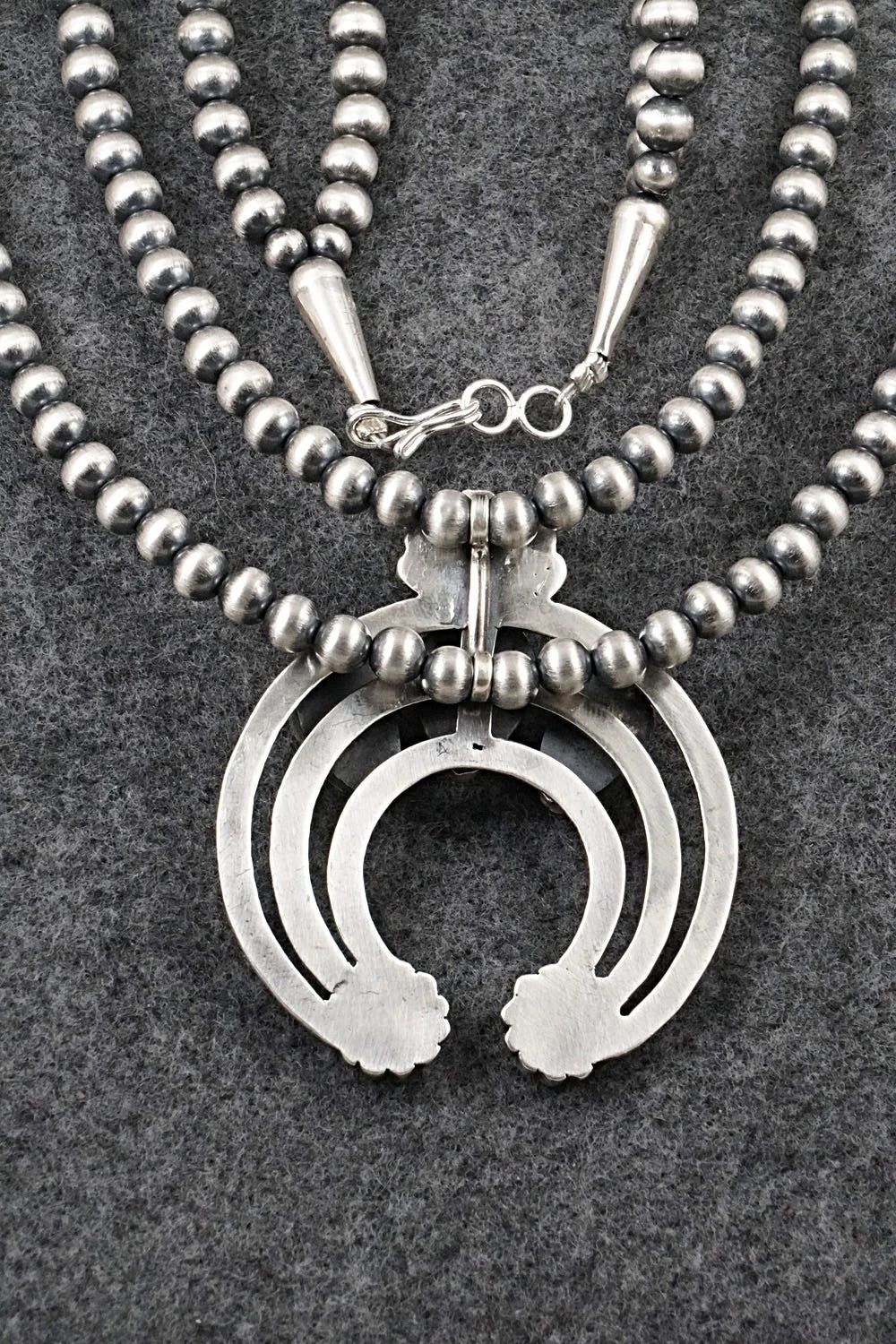 Turquoise & Sterling Silver Necklace - Davey Morgan