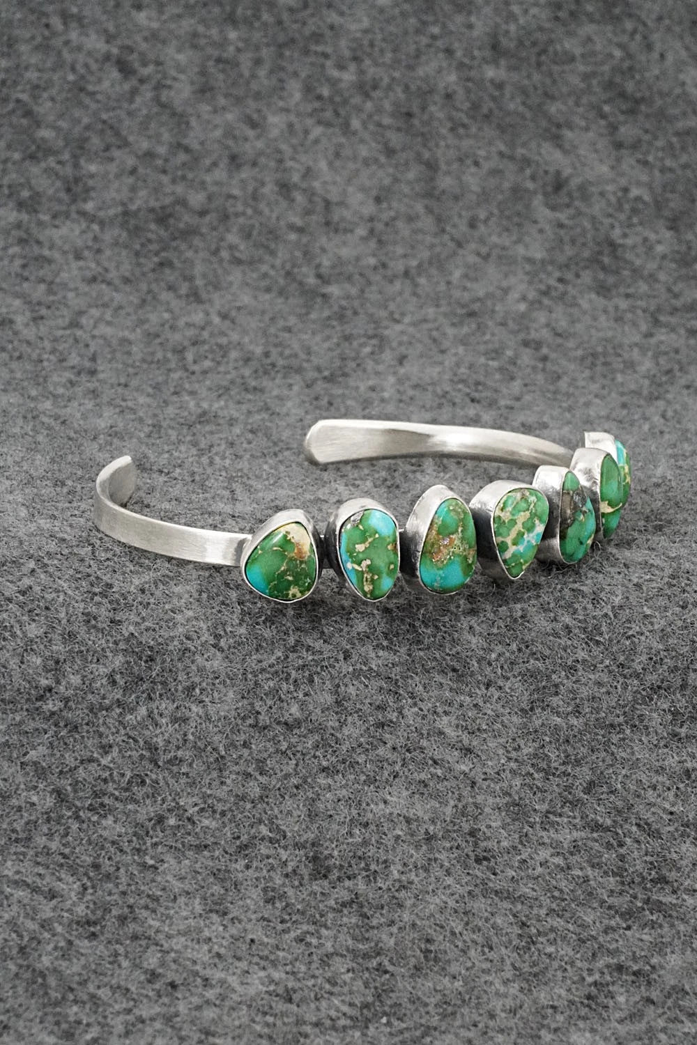 Turquoise & Sterling Silver Bracelet - Tom Lewis