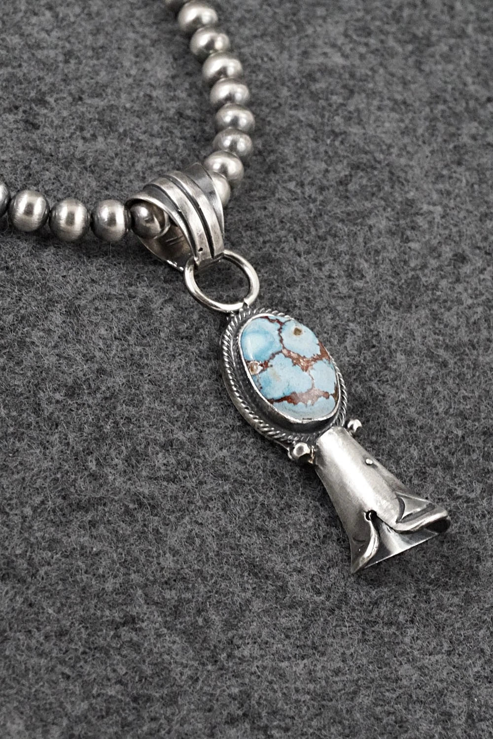 Turquoise & Sterling Silver Necklace - Sharon McCarthy