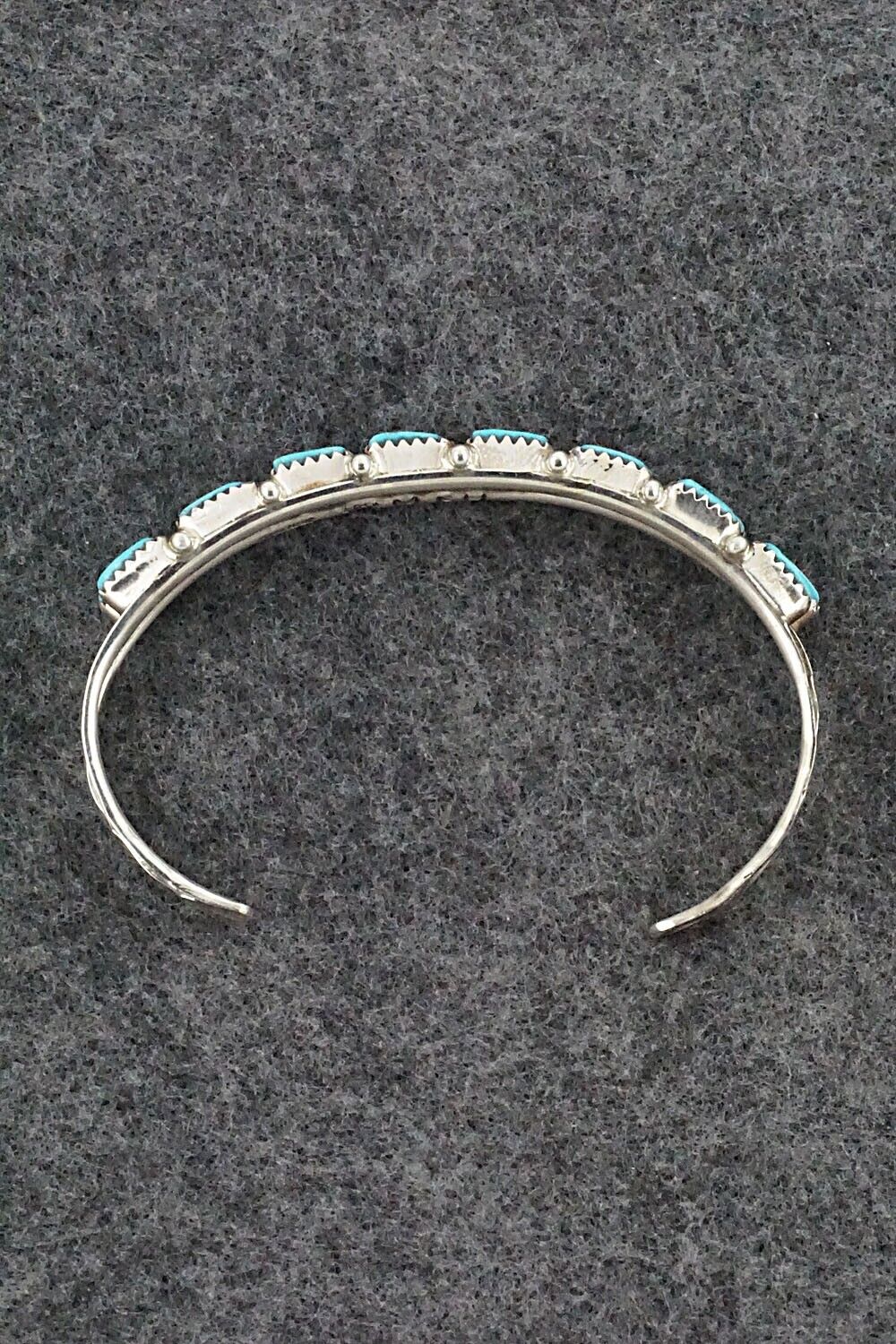 Turquoise & Sterling Silver Bracelet - Murray Hannaweeka