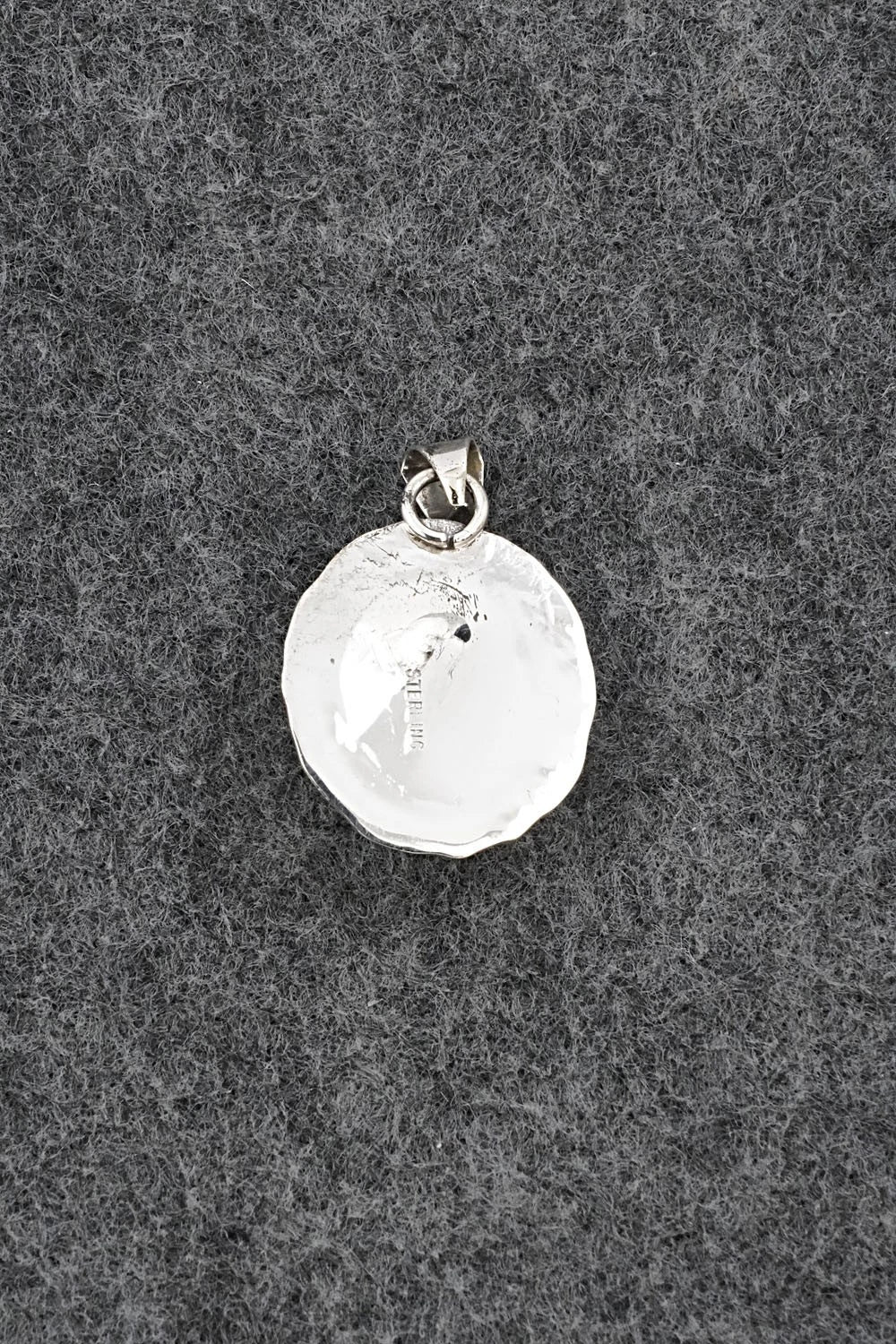 Turquoise and Sterling Silver Pendant - Gene Martinez