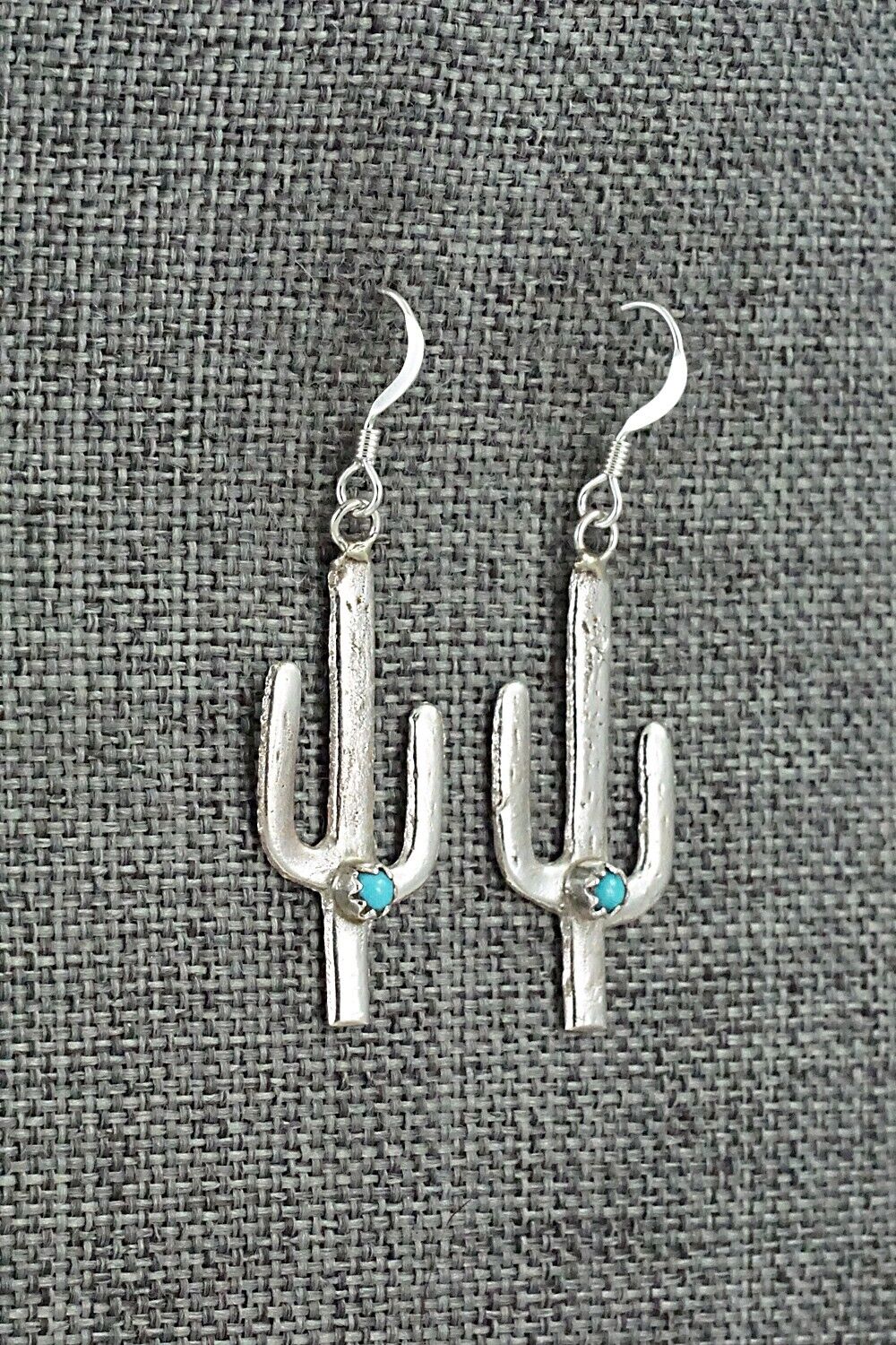 Turquoise & Sterling Silver Earrings - Sylvia Chee