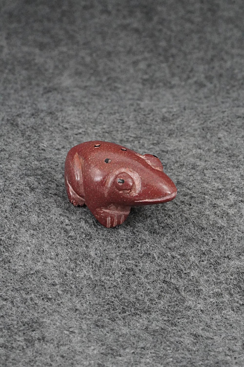Frog Zuni Fetish Carving - Justin Red Elk