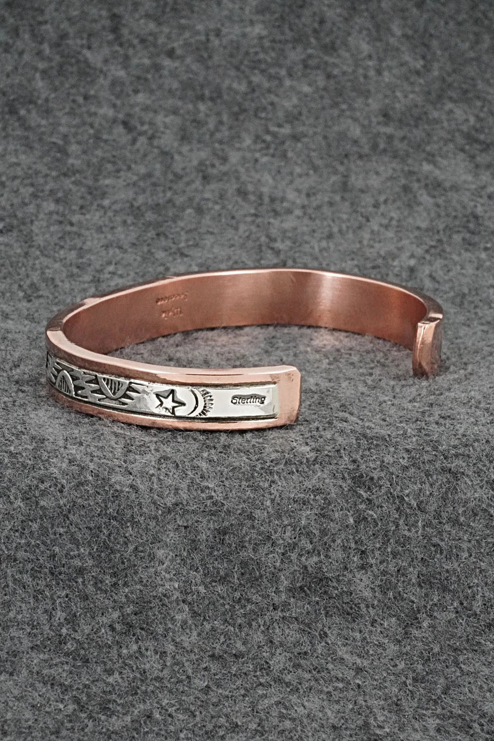 Copper & Sterling Silver Bracelet - Wylie Secatero