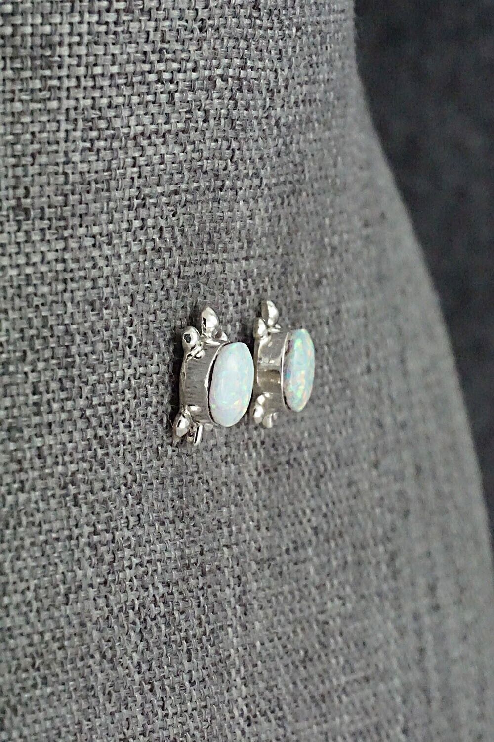 Opalite & Sterling Silver Earrings - Ashley Laate