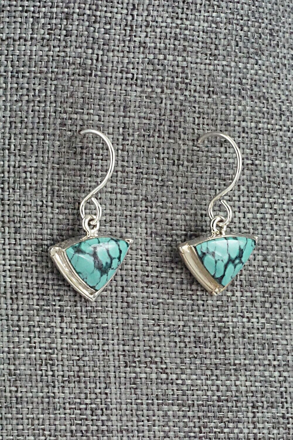 Turquoise & Sterling Silver Earrings - Cathy Webster