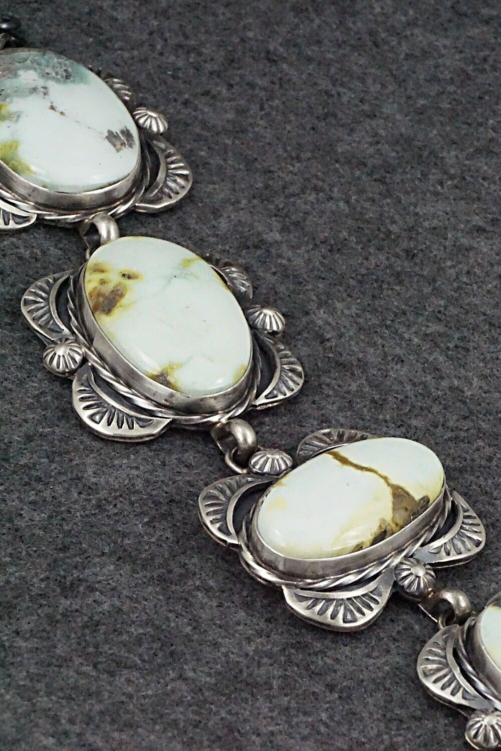 Variscite & Sterling Silver Necklace Set - Kathleen Livingston