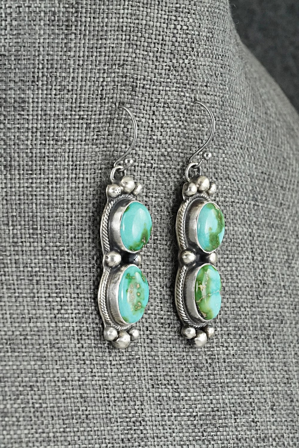 Turquoise & Sterling Silver Squash Blossom Set - Kathleen Livingston