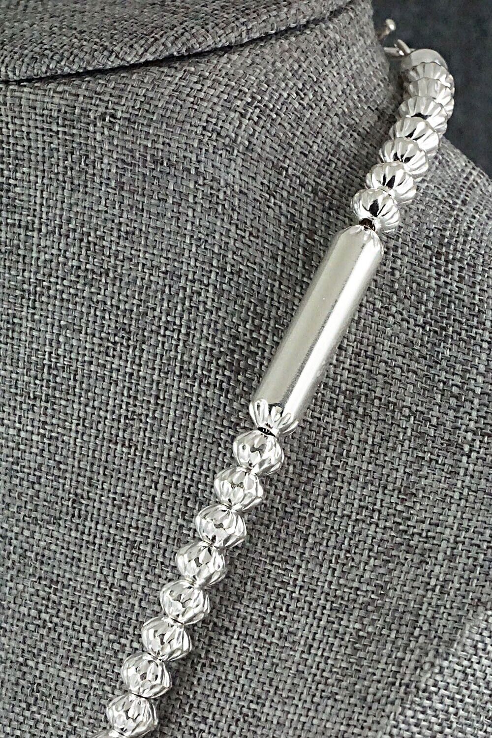 Sterling Silver Navajo Pearl Necklace - Tonisha Haley