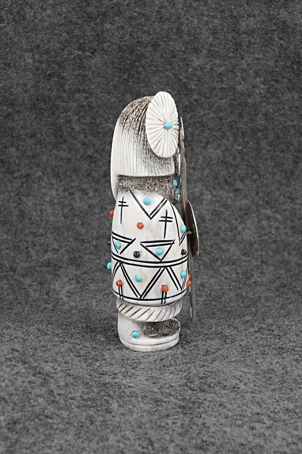 Warrior Zuni Fetish Carving - Claudia Peina