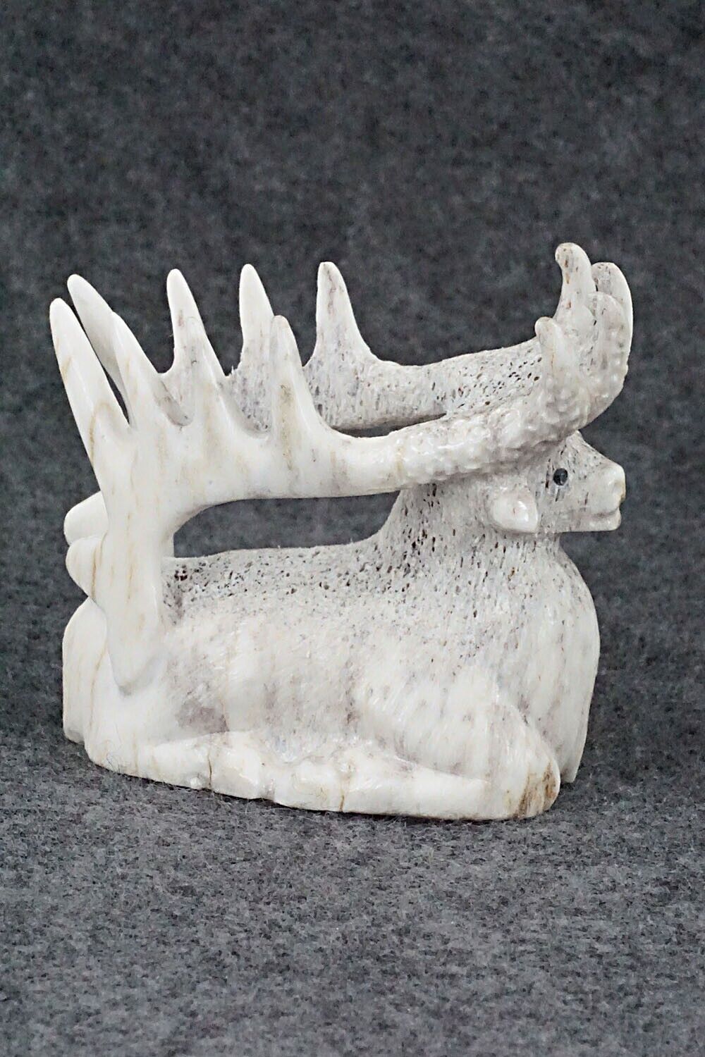Elk Zuni Fetish Carving - Maxx Laate