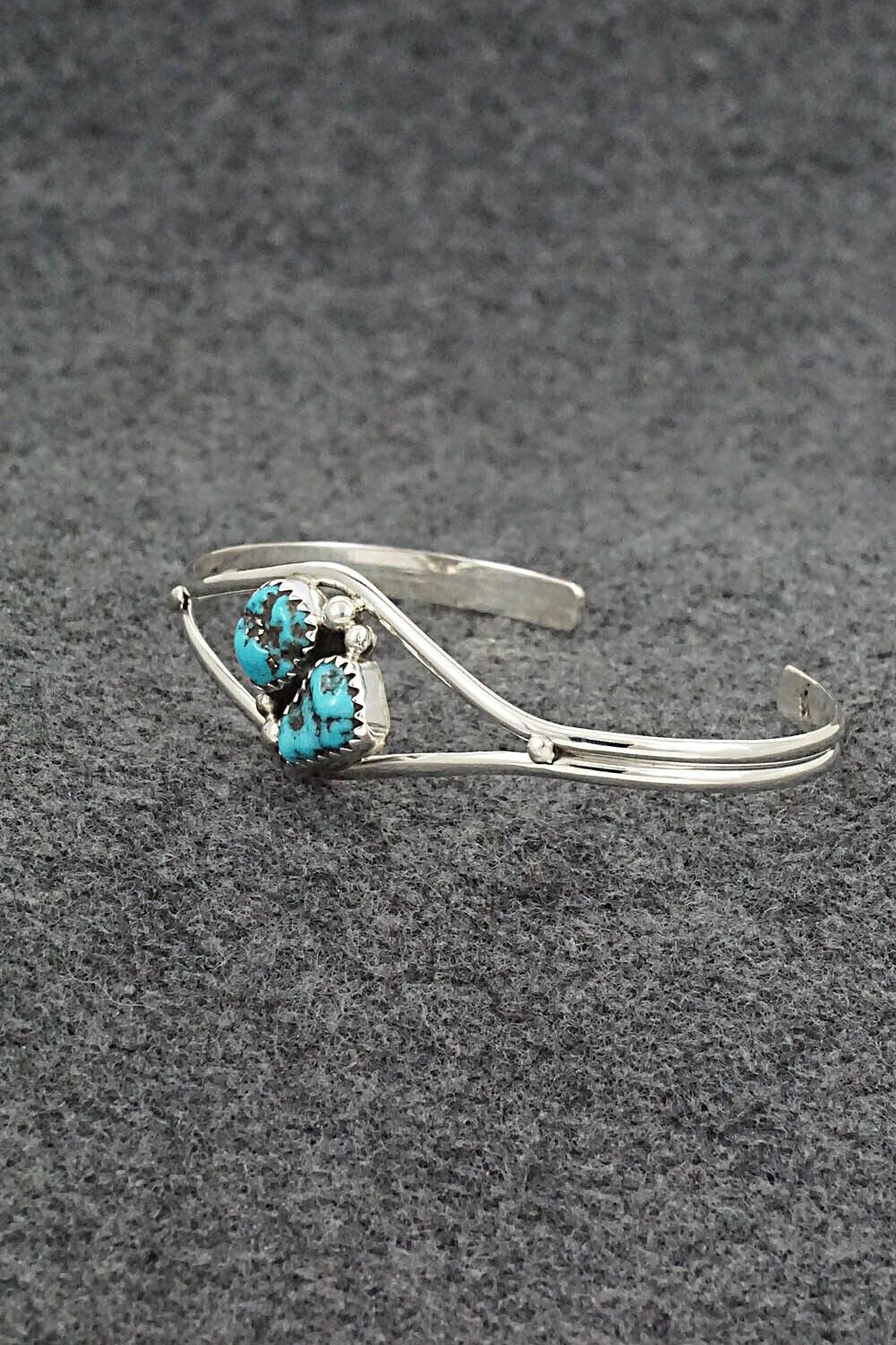 Turquoise & Sterling Silver Bracelet - Delores Jansen