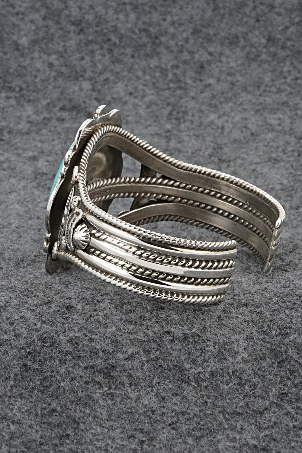 Turquoise & Sterling Silver Bracelet - Ella Linkin