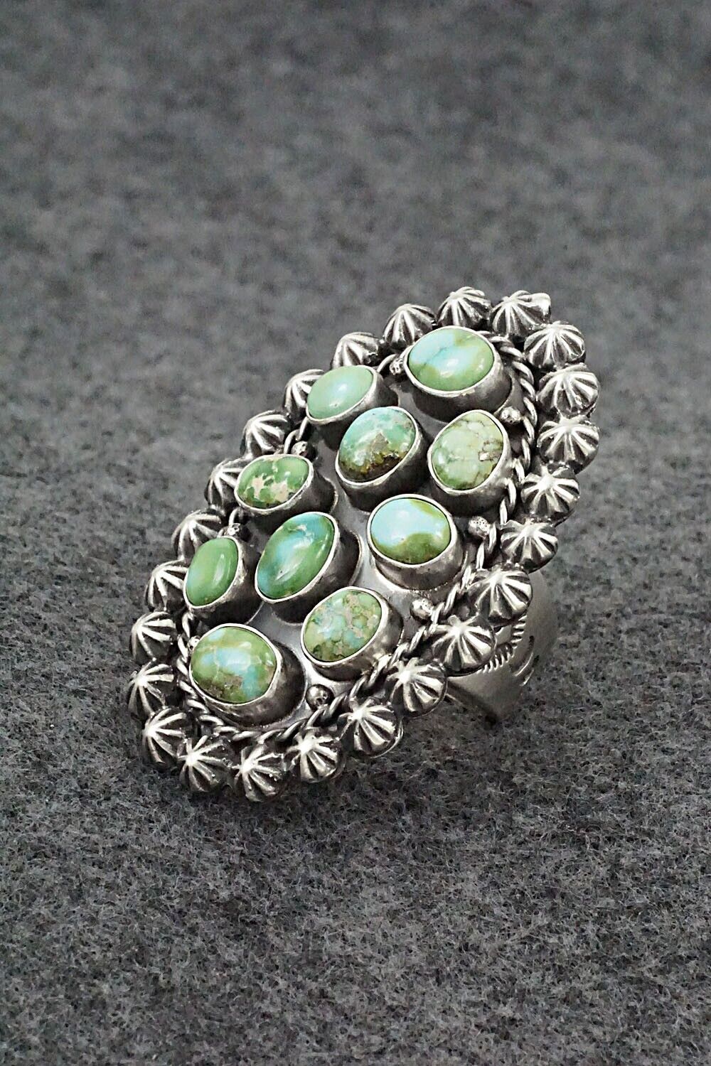 Turquoise & Sterling Silver Ring - Paige Gordon - Size 8