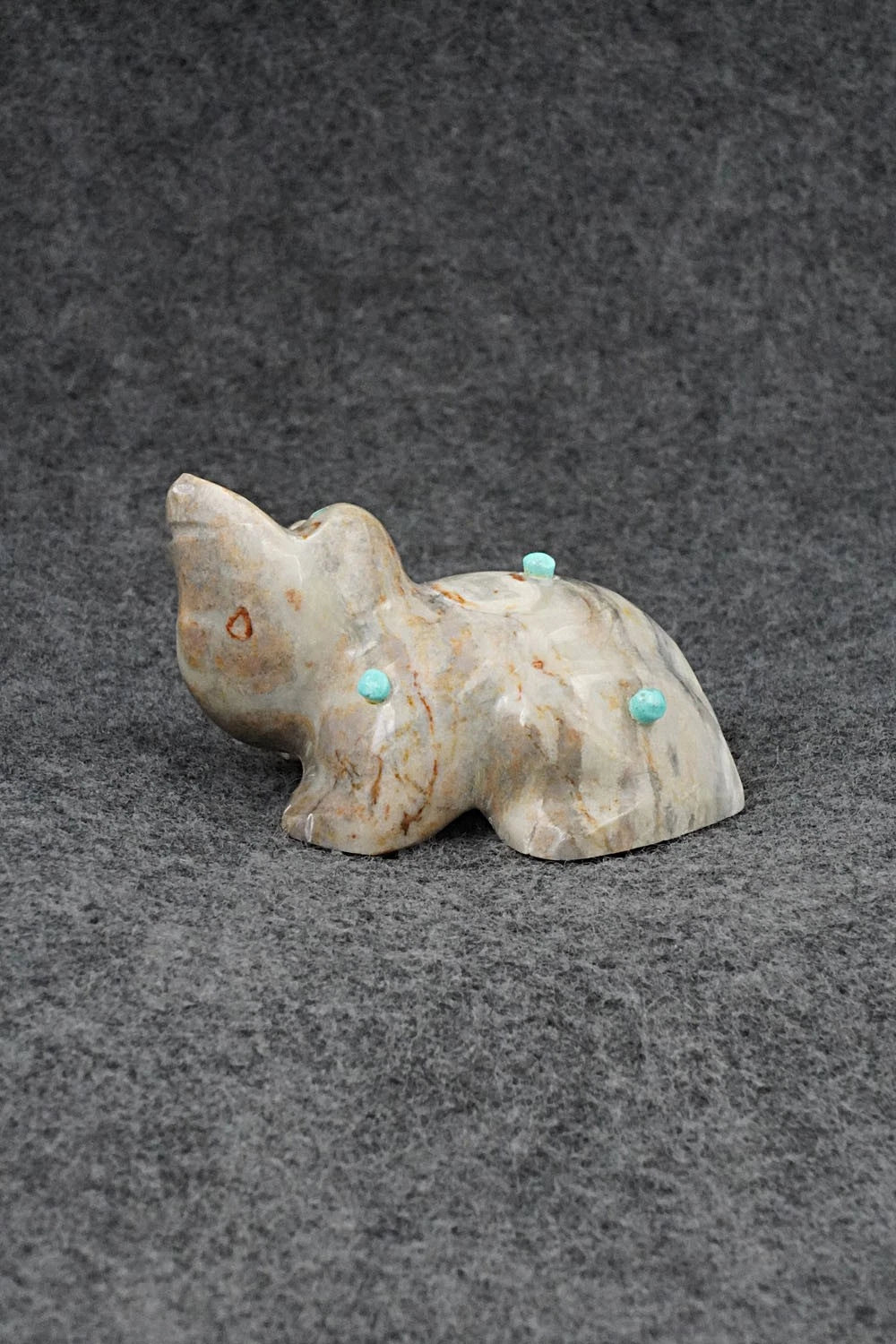 Frog Zuni Fetish Carving - Enrike Leekya