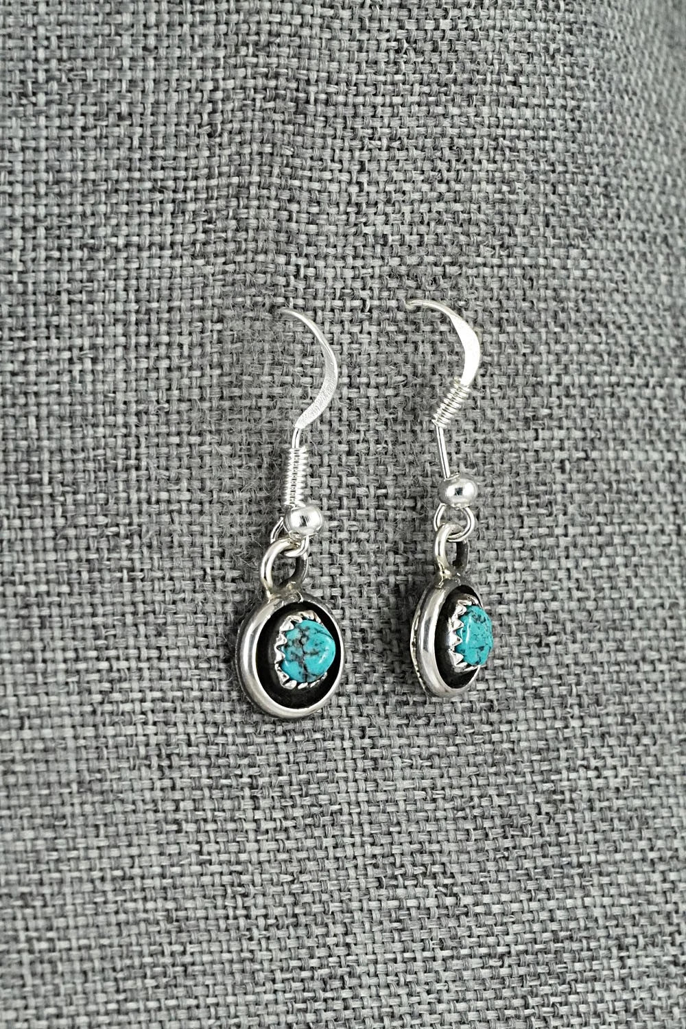 Turquoise & Sterling Silver Squash Blossom Set - Phil Garcia