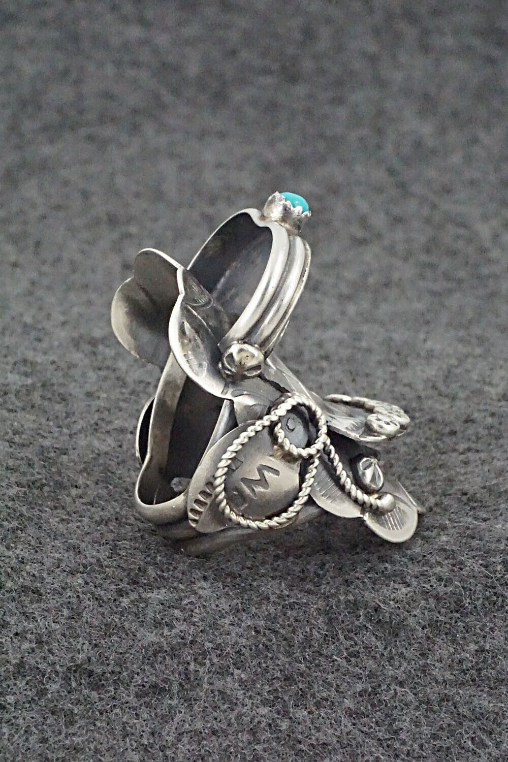 Turquoise & Sterling Silver Ring - Tim Yazzie - Size 10