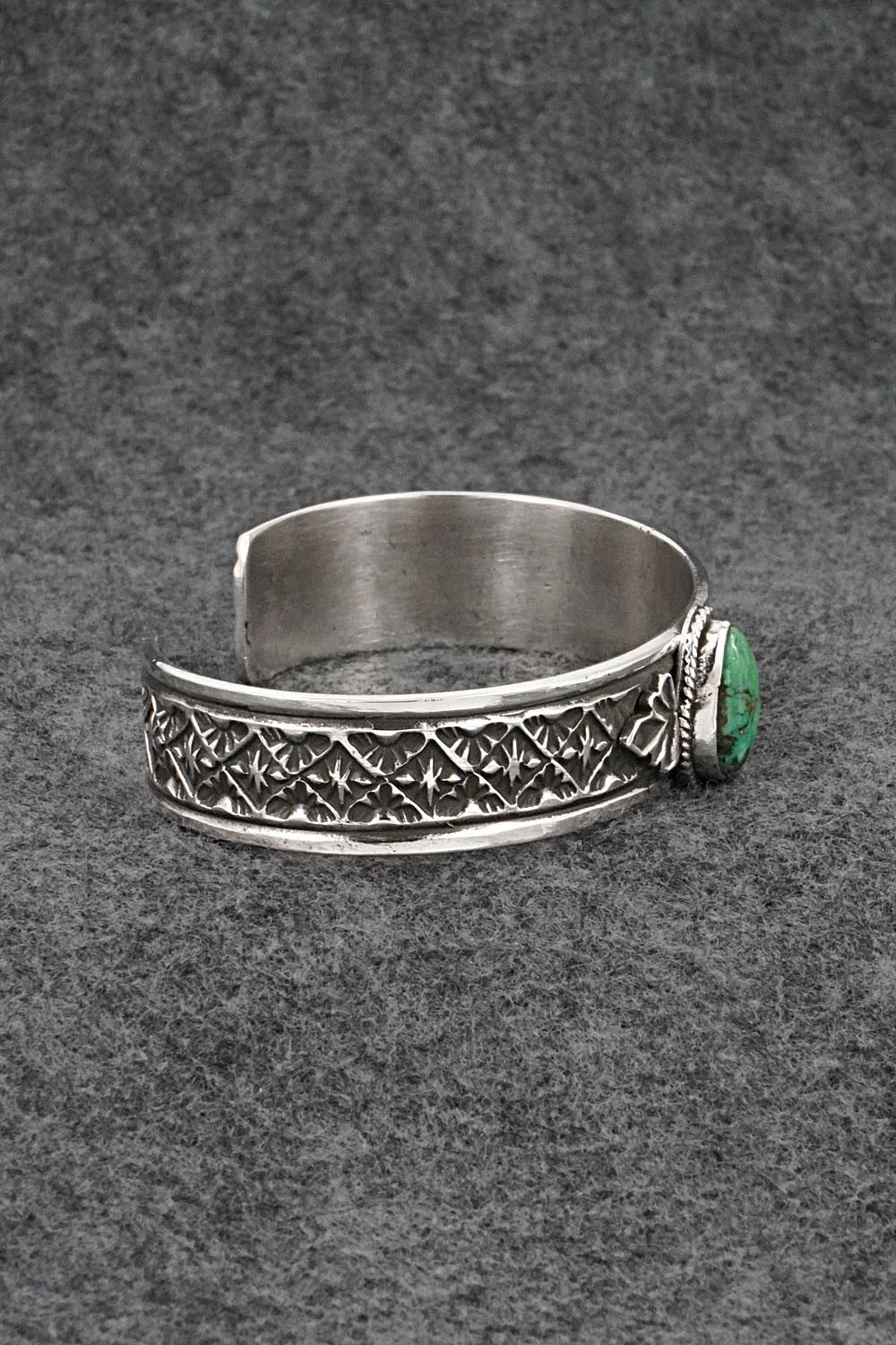 Turquoise & Sterling Silver Bracelet - Leonard Maloney